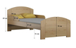 Łóżko dla dzieci Billy Duo z szufladą z funkcją spania (4)